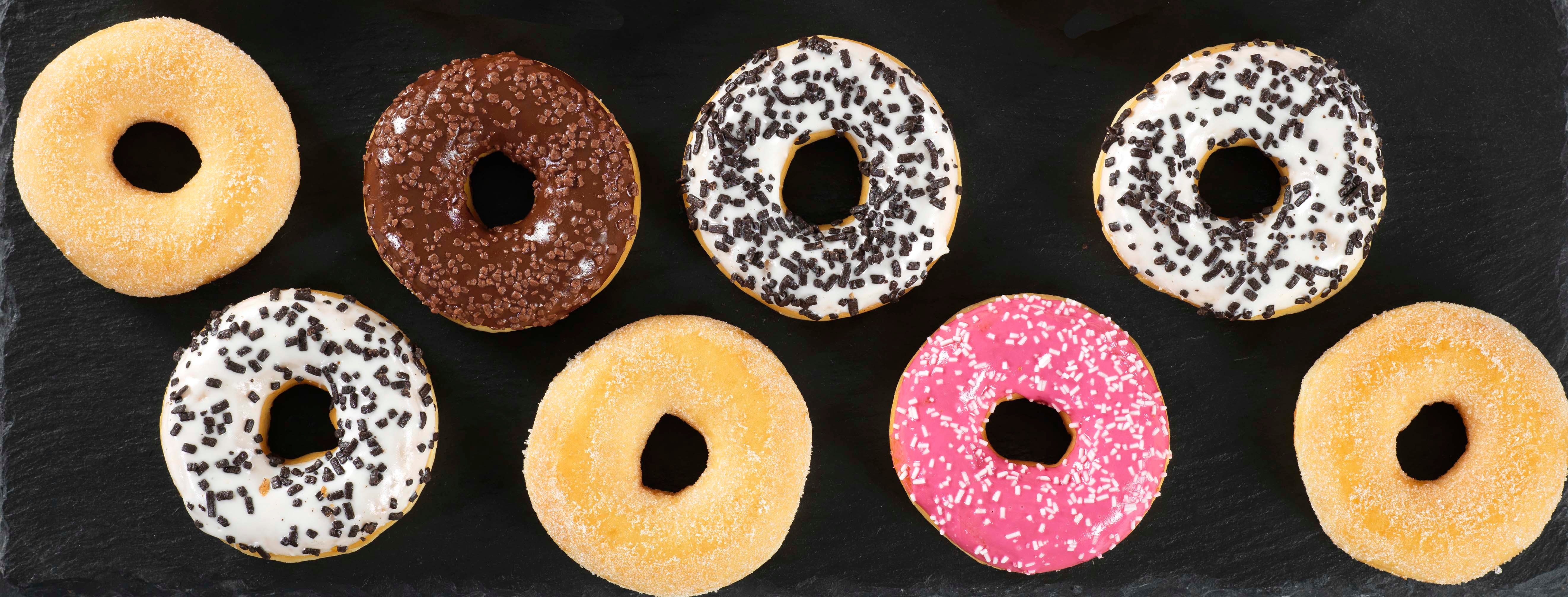 Donuts med ulik topping